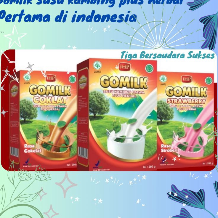 

Terlaris Susu Etawa GOMILK Plus Herbal 200gr