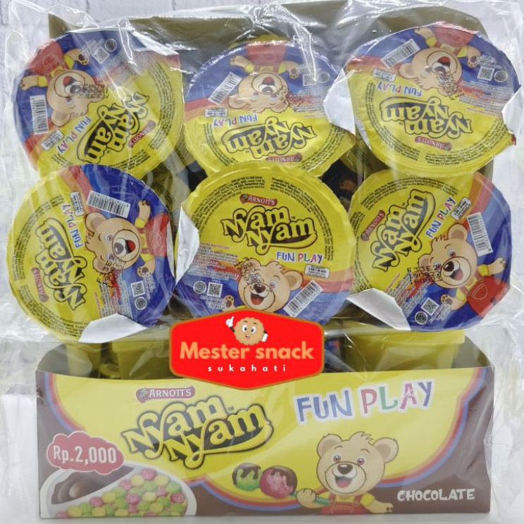 

Terlaris Nyam Nyam Cokelat 11 gram (1 pack isi 12 pcs)