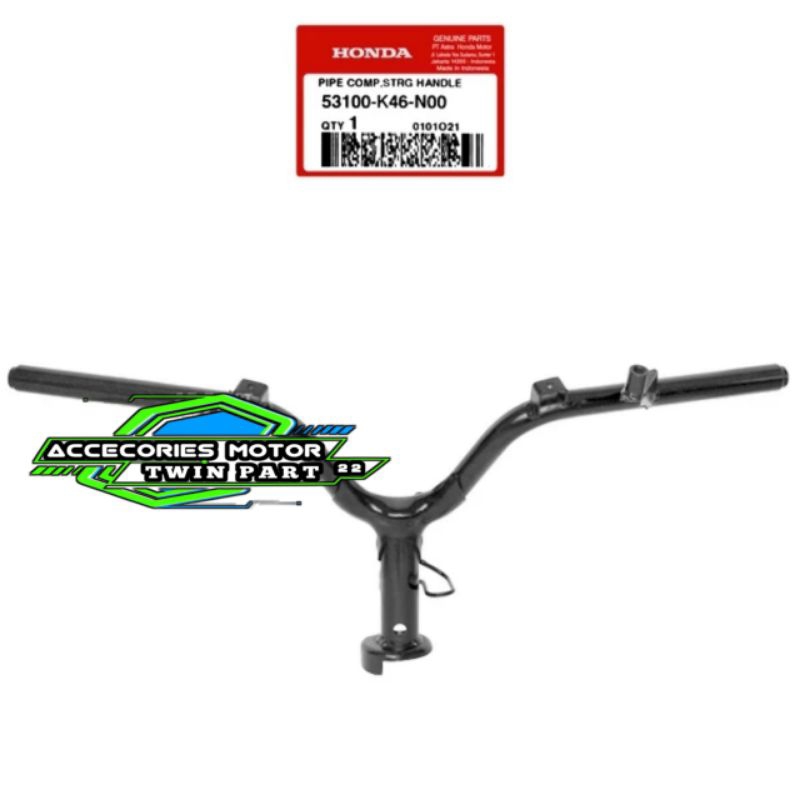 53100-K46-N00 Stang Stir Setir Honda Vario 110 Fi Remot 2012 2013 2014 2015 Original