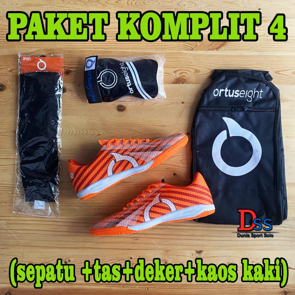 BIG PROMO Sepatu Futsal Ortus Lengkap Terbaru Sepaket Lengkap Murah Bergaransi Toko