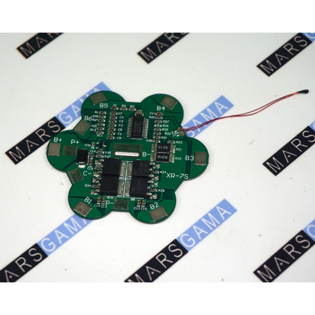 BMS 7S 15A 24V Lithium baterai 3.7v 18650 Protection Board