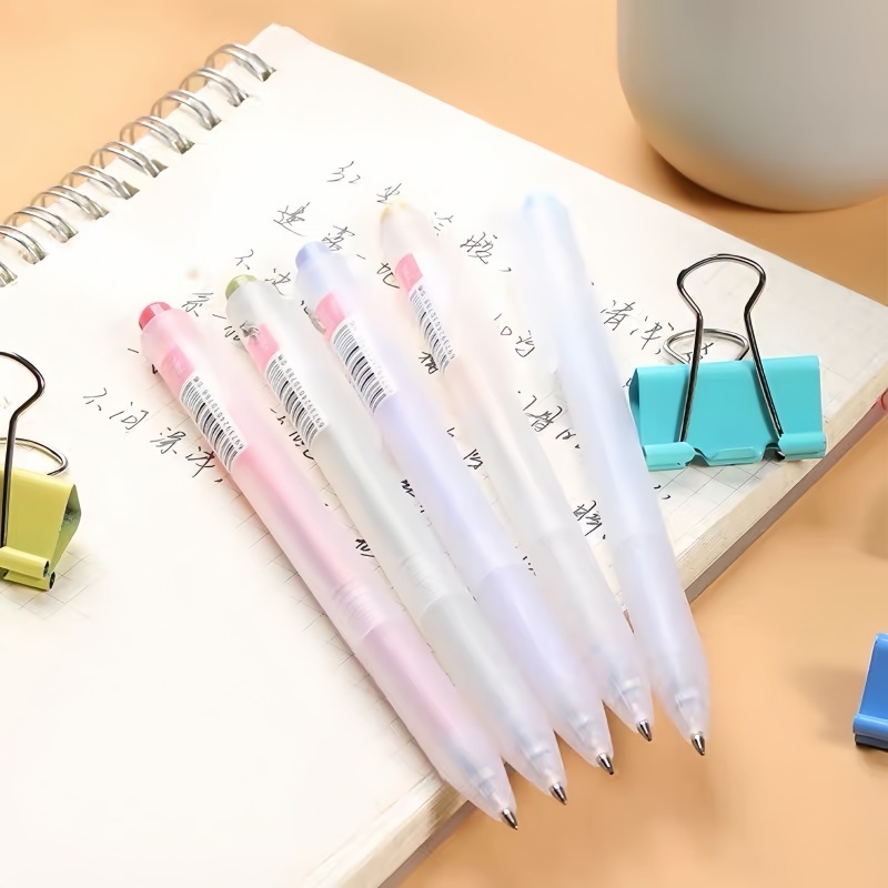 

ins selebriti internet Pulpen Gel gel pen 0.5mm hitam desain makaroni warna penggunaan siswa-YuanYuanMelll