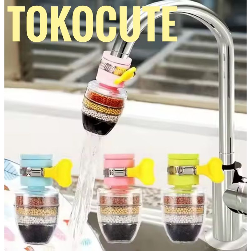 [PROMO] Sambungan Kran Air Dengan Filter 4 Lapis, Filter Air Kran Murah