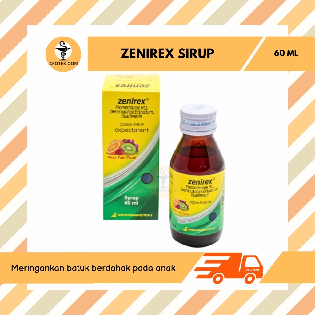 ZENIREX SIRUP 60 ML/OBAT BATUK BERDAHAK