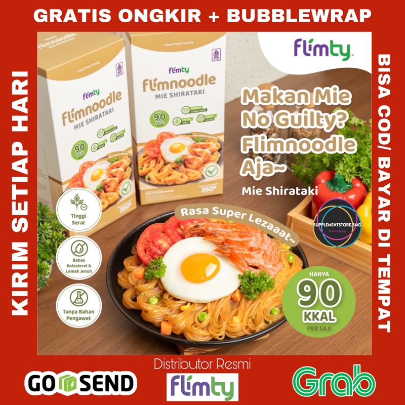 

Flimnoodle 1 BOX isi 5 pcs Mie Shirataki Flimty (Tanpa Proses Goreng)