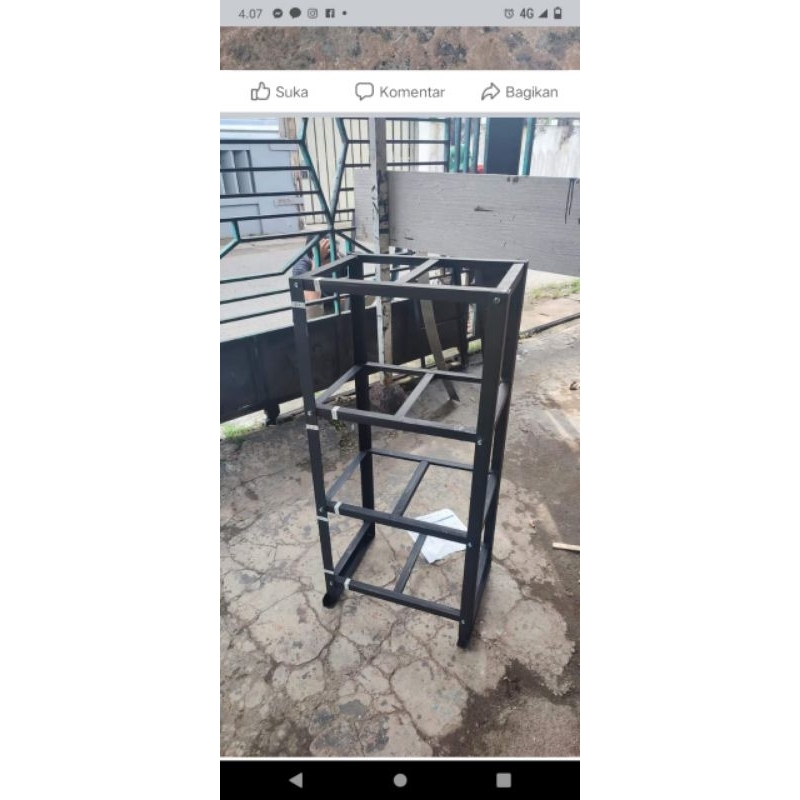 Rak  Aquarium 4 Susun 40x30 / Rak Barang / Rak Serbaguna / Rak Murah