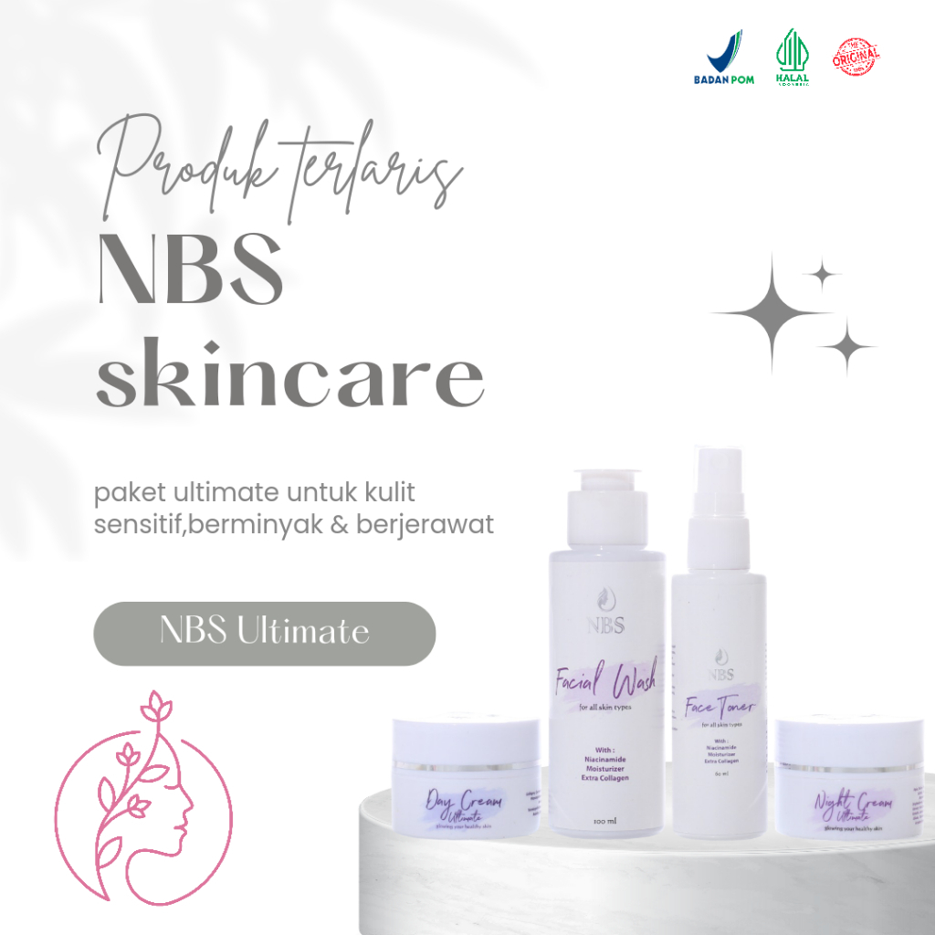 NBS Ultimate Skincare Paket Perawatan Wajah Acne Series