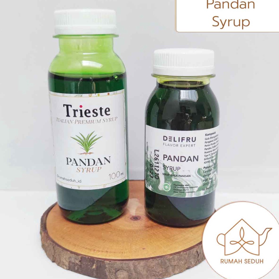 

Terlaku. 100 mL Sirup Pandan merk Trieste - Pandan Italian Premium Syrup Delifru Suji