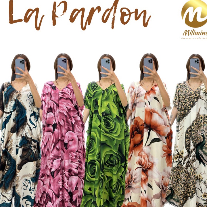 PROMO DRESS LE PARDON | LA NATURE SAUVAGE CE HOMEWEAR | DASTER CE HOMEWEAR | Daster Kekinian Homey D