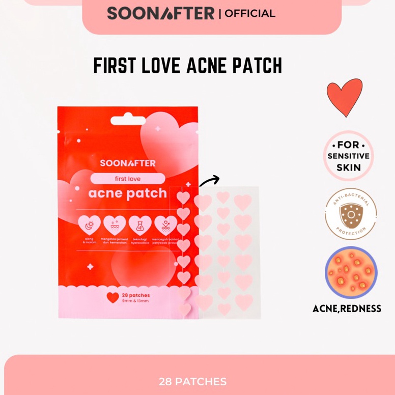[PRODUK VTKGV39] SOONAFTER First Love Acne Patch / Plester Jerawat Pimple Patch zeppd