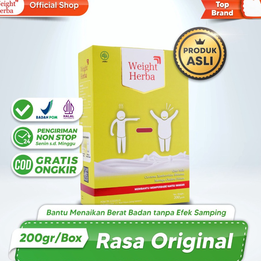 

Ready Weight Herba - Susu Penggemuk No.1 di Indonesia