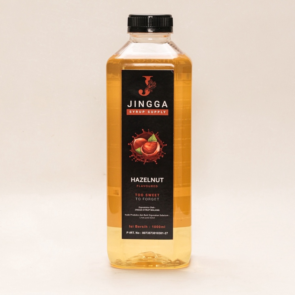 

[✹K33>] JINGGA Hazelnut Syrup 1000 ml - Sirup Hazelnut Untuk Kopi Latte Chocolate Milkshake [144]