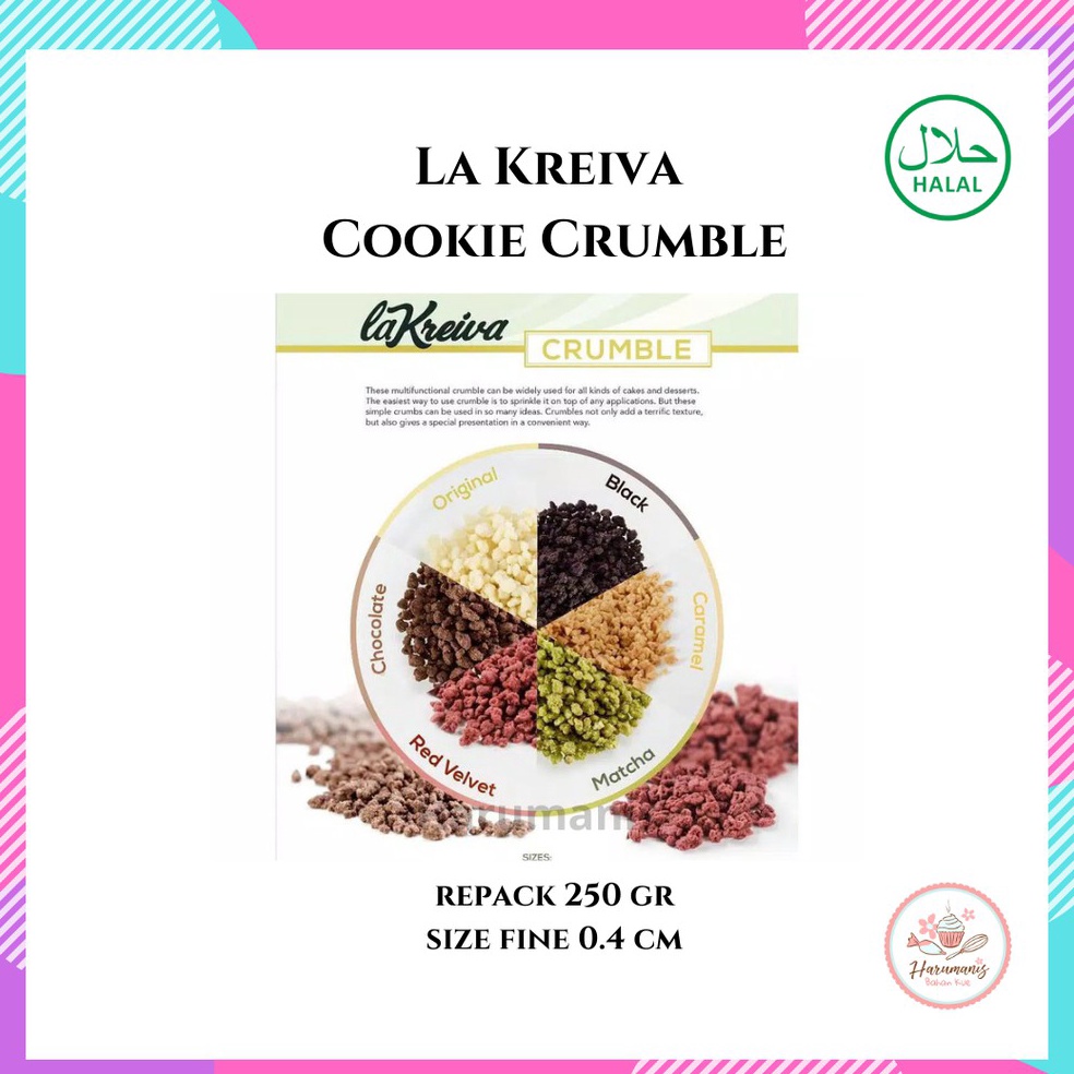 

M0del T3rkini Lakreiva La Kreiva Cookie Crumble Topping 250gr Diminati