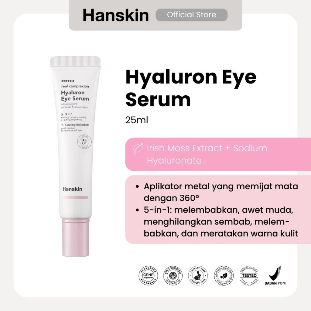 Hanksin Real Complexion Hyaluron Eye Serum 25 ml