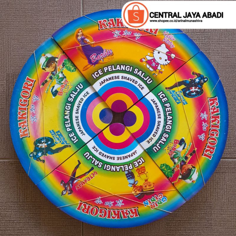 

250 LEMBAR KERTAS ES SALJU VIRAL | BUNGKUS KERTAS ES PELANGI PRODUK TERBARU | KEMASAN ES KAKIGORI BAHAN IVORY PUTIH HIGH QUALITY | CONTONG ES SERUT | ARINA SHIVA GROUP 690