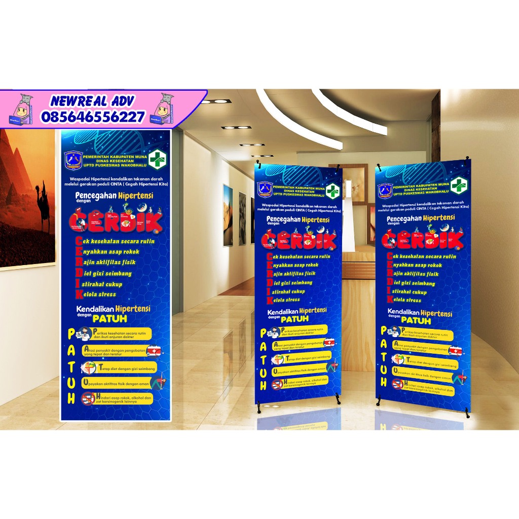 DESAIN STANDING BANNER