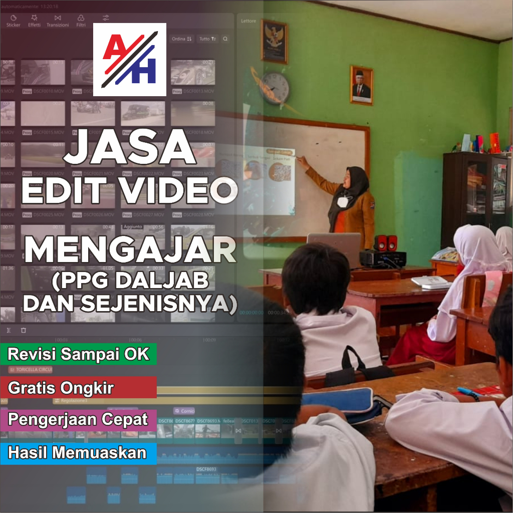 JASA EDIT VIDEO MENGAJAR (PPG DALJAB DAN SEBAGAINYA)