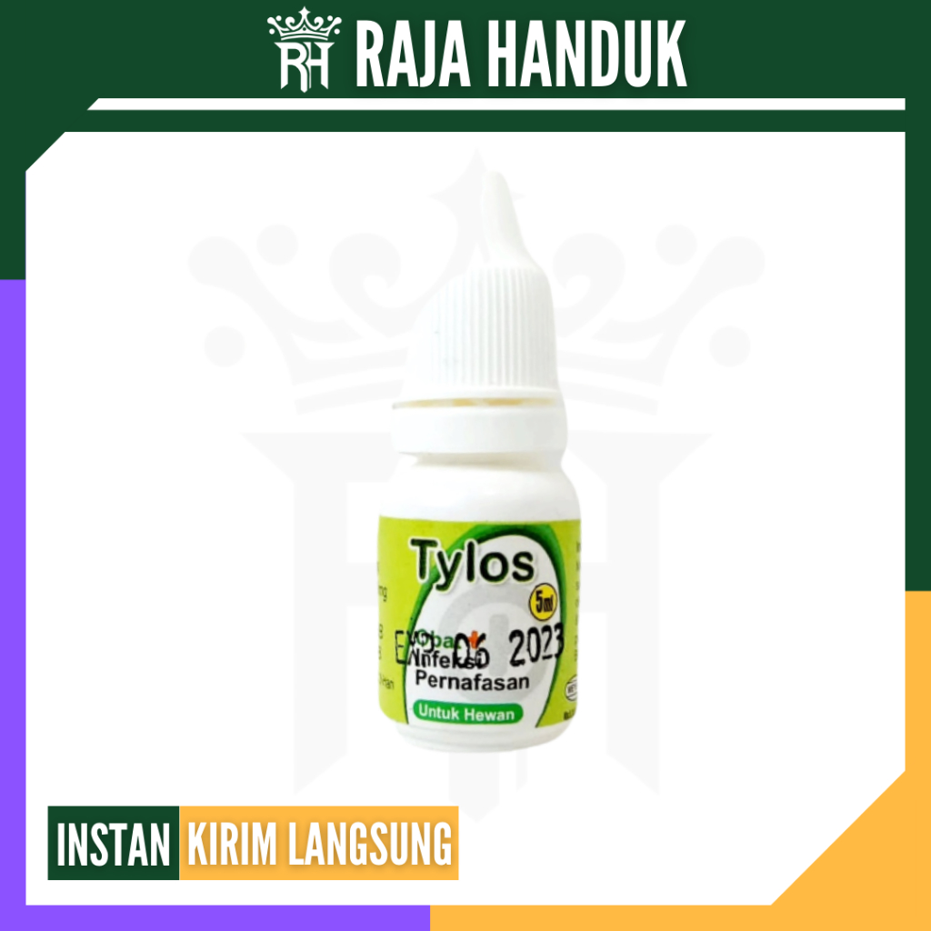 RH GROSIR: TYLOS 5 ml / Obat Flu & Infeksi Pernafasan Kucing & Anjing Murah