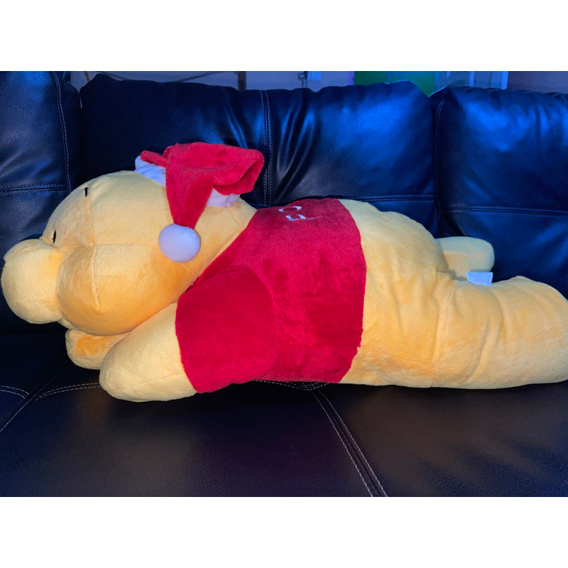 Boneka Pooh Natal Baring Jumbo 60cm Disney Original
