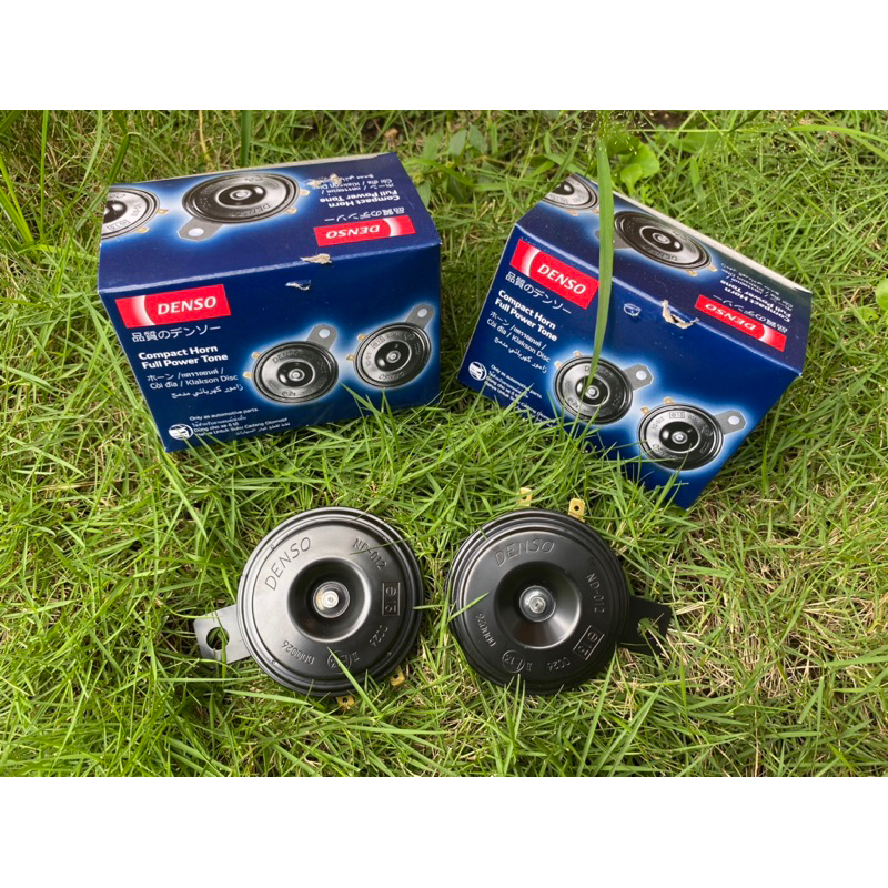 KLAKSON BEL DENSO 1 SET ISI 2 WATERPROOF UNIVERSAL MOTOR/MOBIL