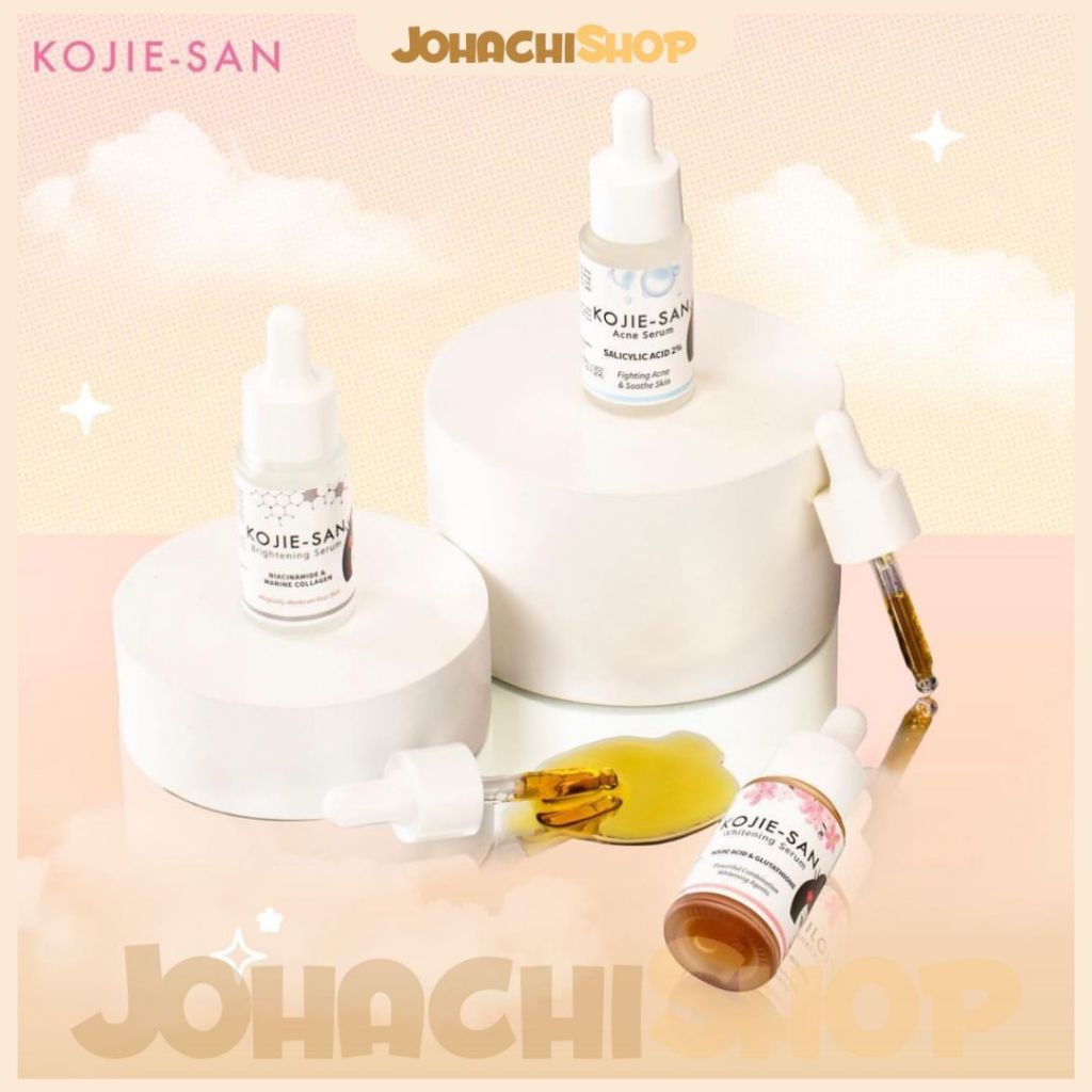 Kojie San kojie-san Brightening & Whitening Serum 20 ML / Pemutih Pencerah Wajah Kojie-san