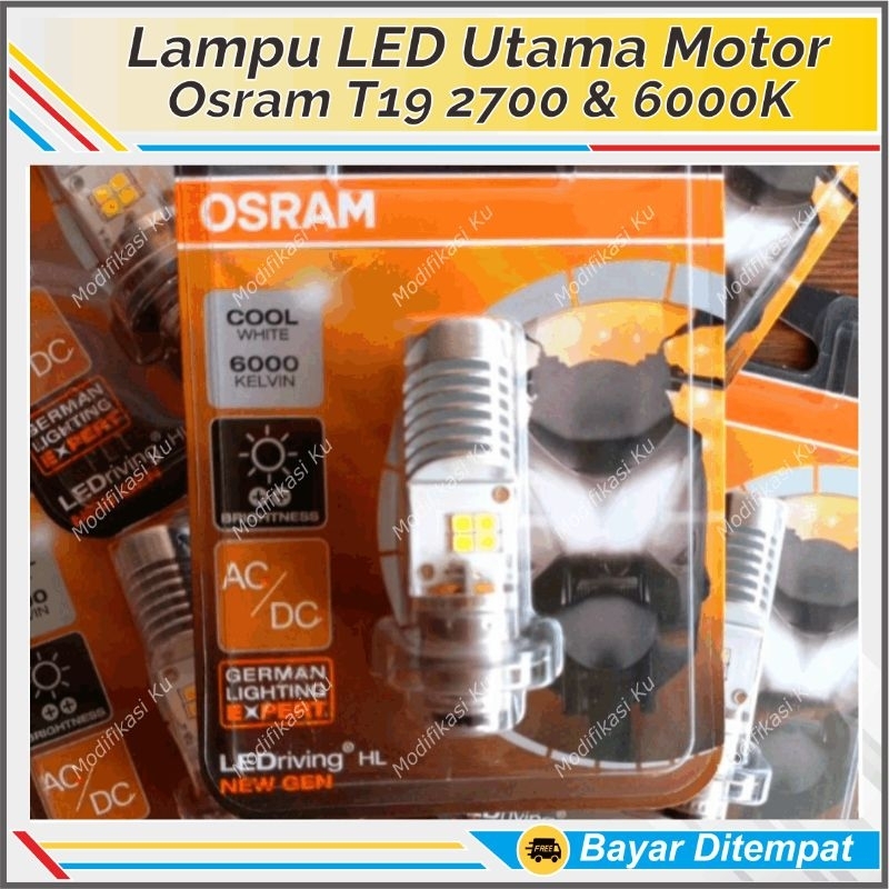 LAMPU DEPAN SUPRA KHARISMA JUPITER VARIO BEAT MIO VEGA SMASH SHOGUN ASTREA LED PUTIH UTAMA MOTOR BEB