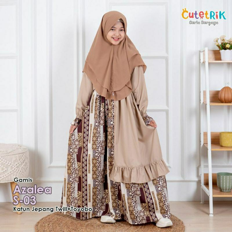 Gamis Cutetrik Warna Wine by Cutetrik