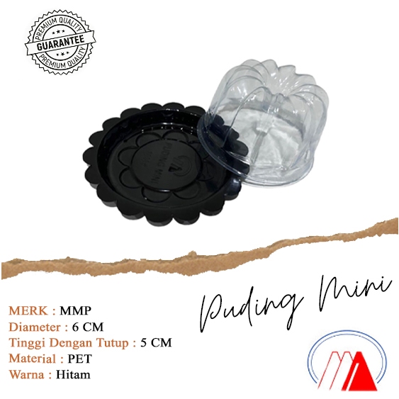 [50 SET] MIKA MINI PUDING / TRAY PUDING MINI / TEMPAT PUDING BULAT / TATAKAN PUDING / WADAH PUDING M