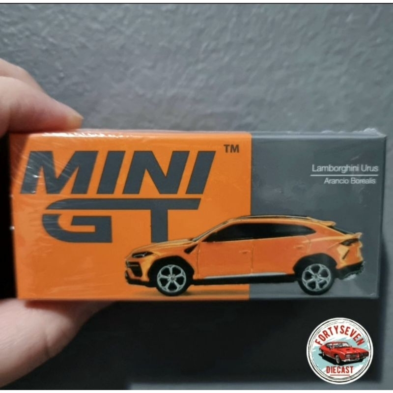 Mini GT 360 Lamborghini Urus Arancio Borealis oren orange