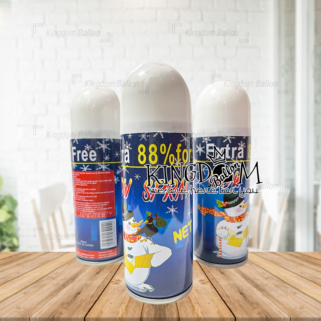 Snow Spray / Semprotan Salju Ulang Tahun / Party Spray Snow / alat pesta ulang tahun / party spray