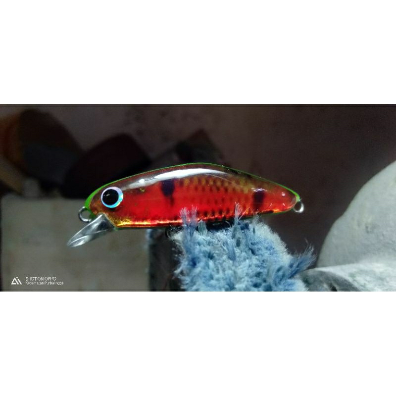 swimbait flutter minnow sinking full akrilik lure lure-ix