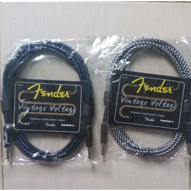 Kabel Jack gitar Fender 3 Meter