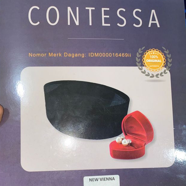 Kain Bludru Polos Contessa Meteran Murah untuk Peci, slempang wisuda, Kotak Perhiasan, Toga, Buku Ya