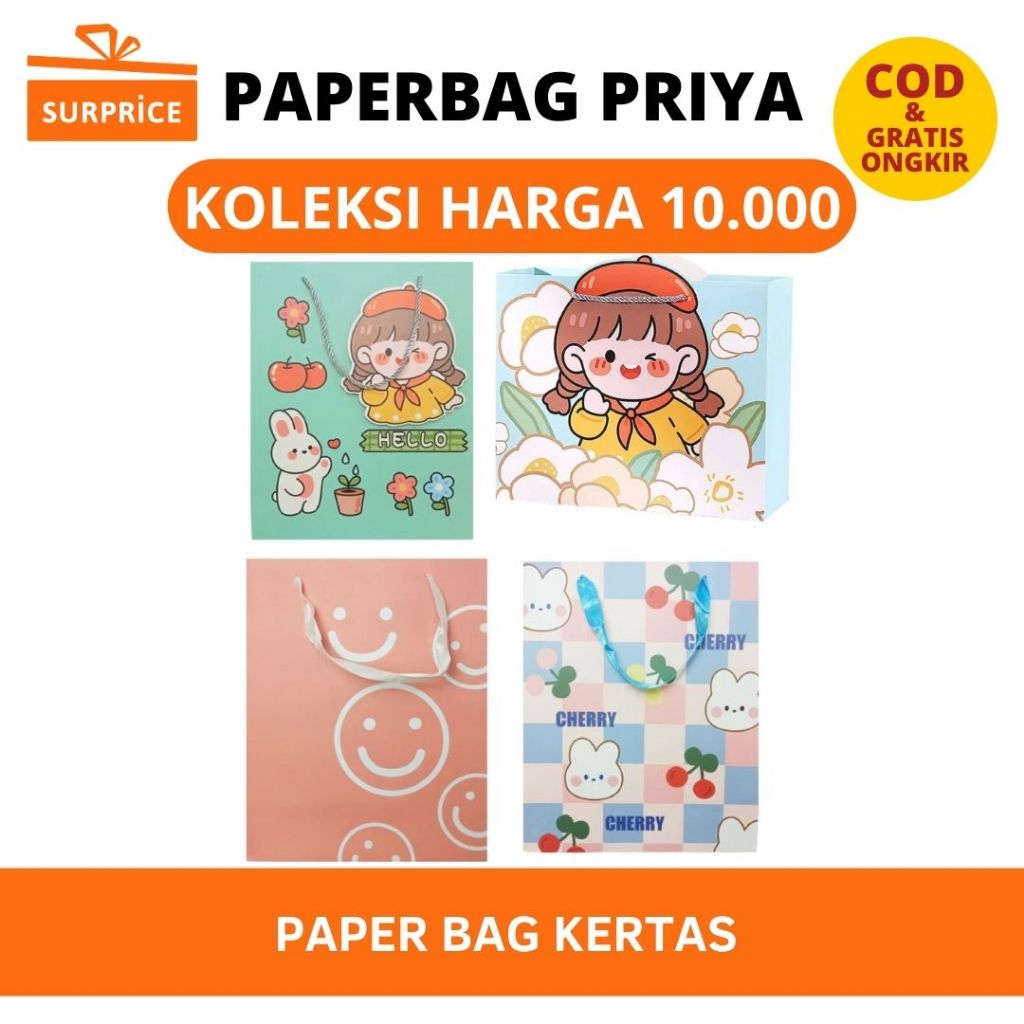 

[LIVE SPESIAL] Surprice Paperbag PRIYA / Tas Kado / Goodie Bag / Tas Souvenir