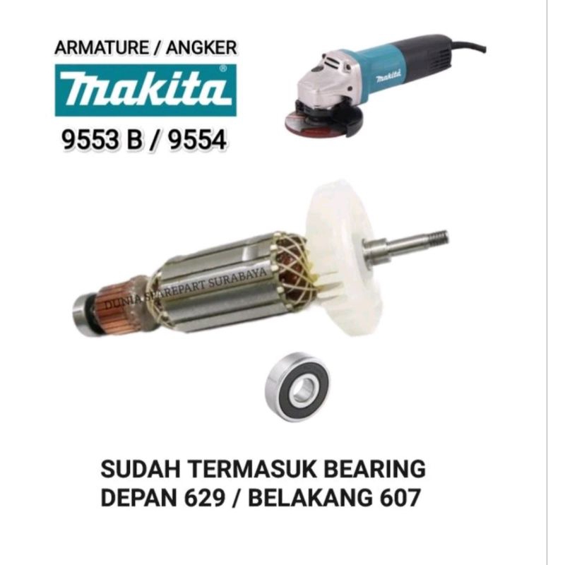 Armature Gerinda Makita 9553B / Angker Gerinda Makita 9553B BENZ