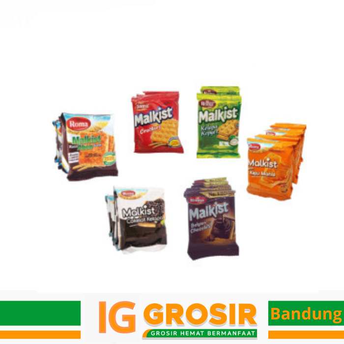 

Roma Malkist Crackers Renceng 10pcs