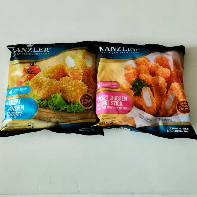 

Kanzler Crispy Chicken Nugget 450 gr Naget Ayam Krispi With Bubble Crumb