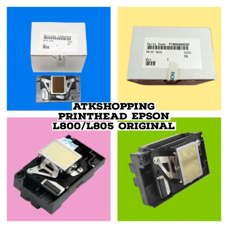 PRINTHEAD EPSON L800/L805 PARTS CODE:F1800400030 ORIGINAL