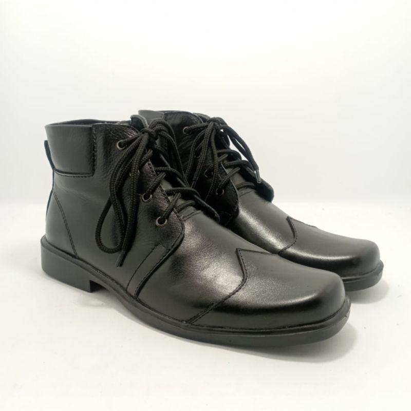 sepatu PDH, POLRI, securitty KULIT ASLI