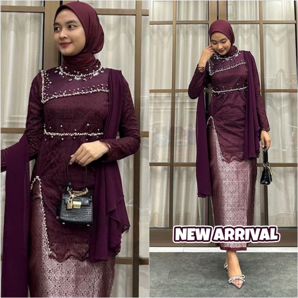 Kebaya semi tunik mira series kebaya tunangan kebaya kondangan kebaya lamaran - dan Couple KALENA 2 