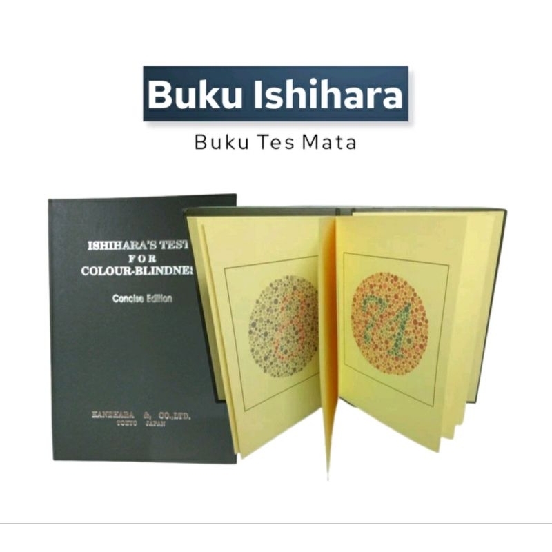 Ishihara's Test Buku Ishihara Tes Mata Buta Warna
