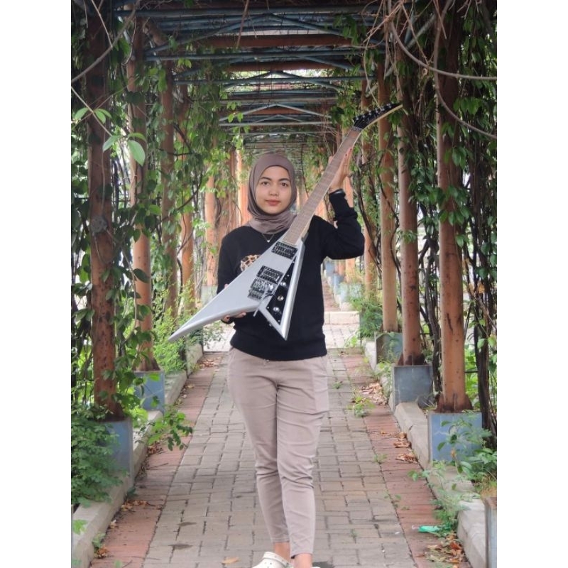 GITAR JACKSON V RR SILVER