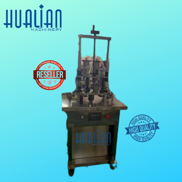 Mesin Filling Parfum 4 Head Manual Perfume Bottle Filling Machine