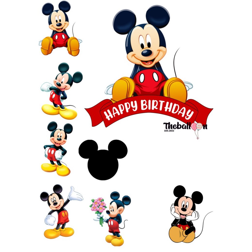Topper Cake Mickey Mouse