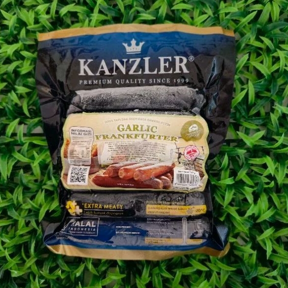 

Kanzler Garlic Frankfurter (Sosis Ayam dan Sapi Rasa Bawang putih) - Berat 300 Gr