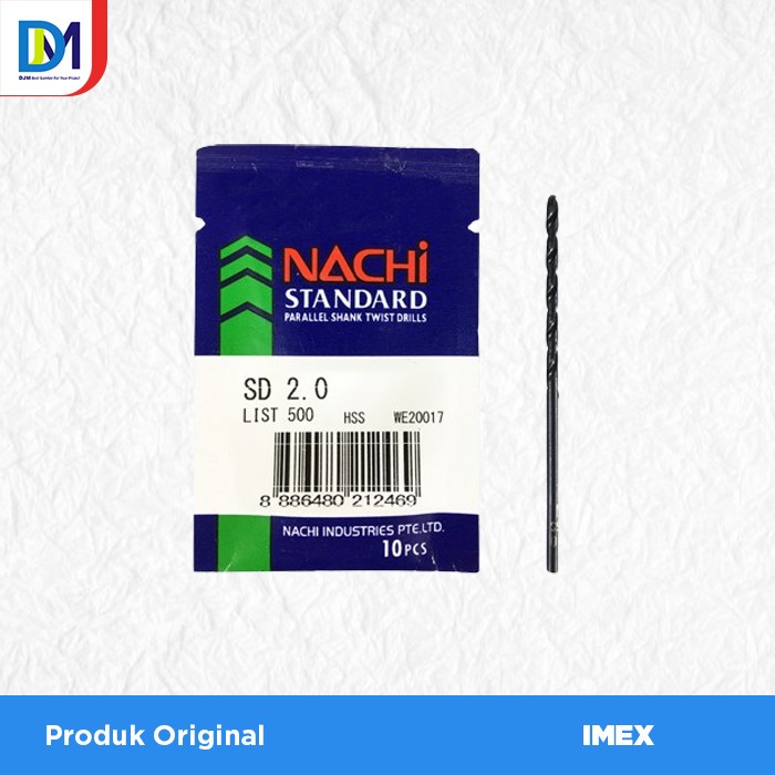 Mata Bor Besi 2.0 mm Mata Bor Nachi 2,0 mm Nachi Produk Original