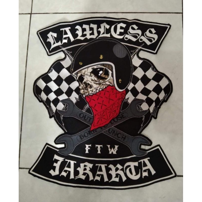 BACKPATCH - LAWLESS JAKARTA - ORIGINAL