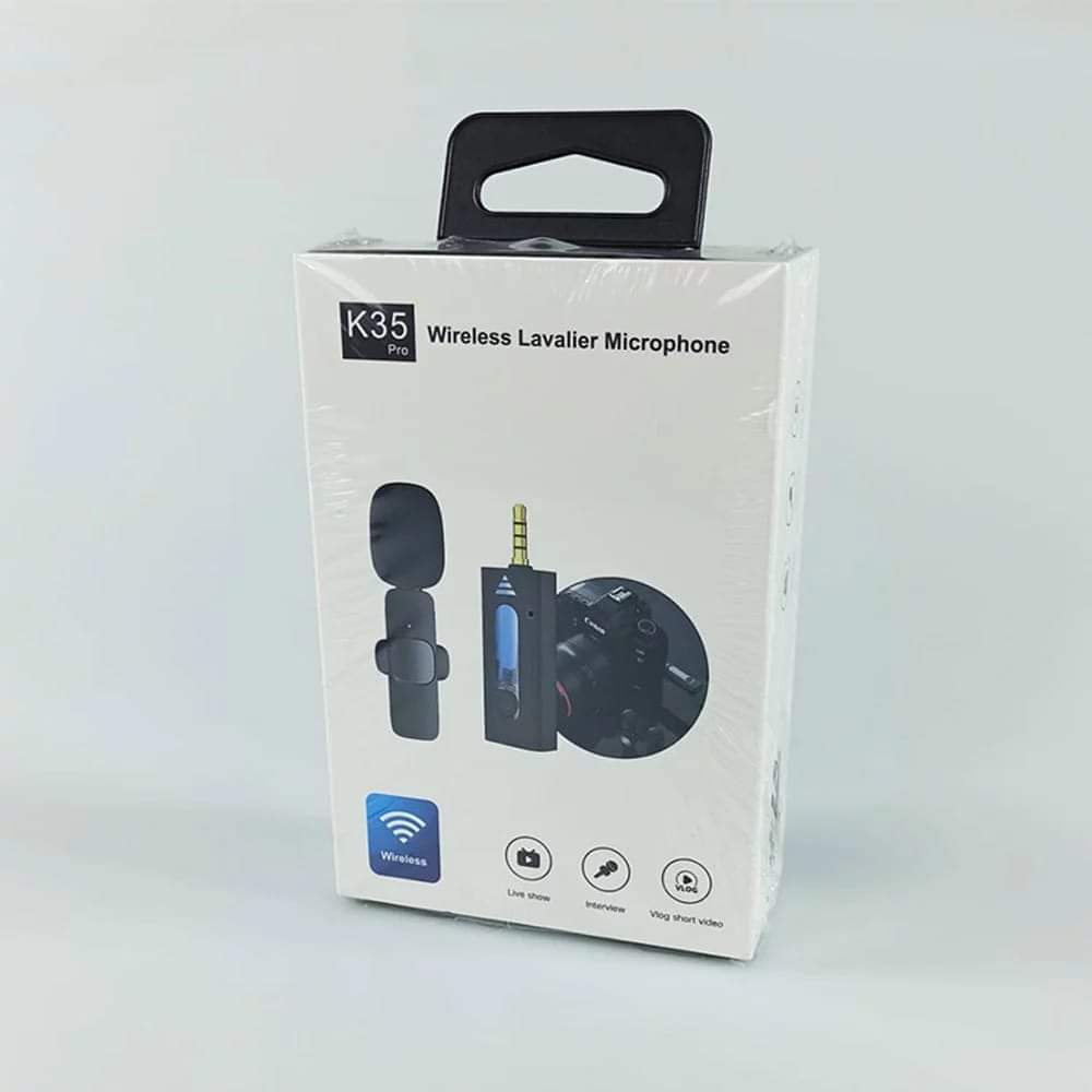 Mic Clip On Wireless Jack Aux 3.5mm