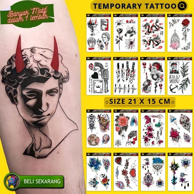 [SWB] Temporary Tatto Sticker kecil kecil