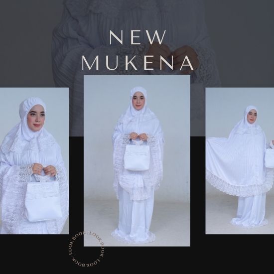 Mukena mewah elegan terbaru plisket premium bordir